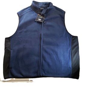 Charles River Navy Blue Dark Blue Fleece Vest Men’s Size XXX-Large 3XL NWT